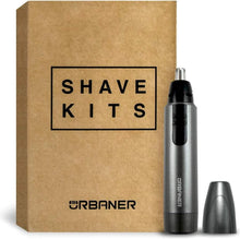 URBANER Waterproof Ear and Nose Hair Electric Trimmer for Men, Cordless, Washable, Battery Operated Hair Clipper Portable, Small and Safe Grooming Tool, Lightweight, MB-041