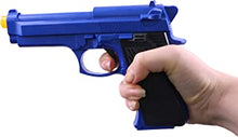 Toyland® 28cm Blue Toy Pistol With Light + Sound - Police Roleplay - Fancy Dress