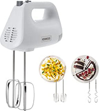 Kenwood Hand Mixer,Electric Whisk, 5 Speeds, Stainless Steel Kneaders and Beaters for Durability and Strength, 450 W, HMP30.A0WH, White