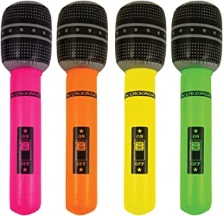 Henbrandt 4 Inflatable Microphone Party Accessories