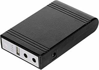 Yangers mini ups uninterrupted power supply, 8800mAh battery backup power bank 5V USB 9V 12V DC for router camera alarm phone