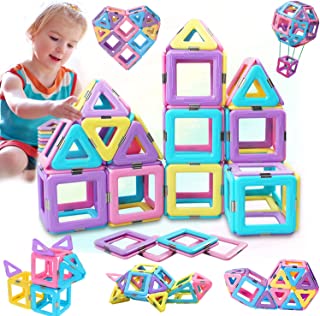 Magnetic Building Blocks Set Toys for 3 4 5 6 7 8+ Year Old Boys Girls Gift kids Magnetic Tile Educational Toys for Toddlers STEM Creativity Gifts Toys for 3 year old Girls Boys Christmas