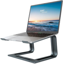 Nulaxy Detachable Laptop Stand for Desk, Ergonomic Laptop Riser Computer Stand, Portable Laptop Holder with Heat Dissipation, Anti-Slip Design, Aluminum Laptop Riser for All Laptops 10-15.6 Inches