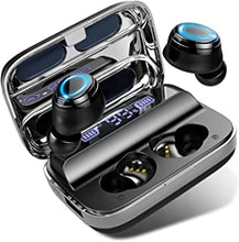 Donerton Wireless Ear Buds, 140H Playtime Wireless Headphones Chipset 5.1 with Charging Case, In Ear Headphones HiFi Stereo CVC8.0 Noise Canceling with Built-in Mic, LCD Display, USB-C