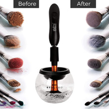 STYLPRO Makeup Brush Cleaner and Dryer Machine with 8 Brush Collars  Automatic Spinning Brush Cleaner with Heat Resistant Bowl  Premium Makeup Brush Cleaning Kit  Deeply Cleans and Dry in Seconds