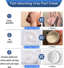 Urea Foot Cream,Urea Cream for Feet,Urea Foot Cream 40 Percent Foot Cream for Cracked Heels and Dry Skin Deep Moisturizing,Callus Remover Nourishes Soften For Feet,Knees,Hand