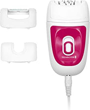 Remington EP7300 3-in-1 Corded Epilator for Women, Up to 4 Weeks Hair Free, White and Cerise