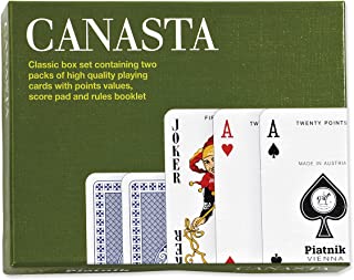 Canasta Double Deck Playing Cards from Piatnik | Card Game | Pack of cards