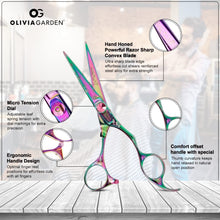 Olivia Garden Silk Cut Shear Size 5.75-inch, Think Pink Edition