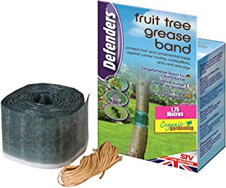 Defenders STV436 1.75 m x 10 cm Fruit Tree Grease Band (Poison-Free Insect Protection, Suitable for Organic Gardening, Effective for Up To 2 Months)
