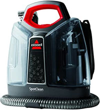 BISSELL SpotClean | Portable Carpet Cleaner | Remove Spots, Spills & Stains | Clean Carpets, Stairs, Upholstery, Car Seats & More | 36981, Titanium/Red