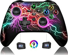 HASACOOL Wireless Switch Pro Controller for Nintendo Switch/Lite/OLED, LED Light Multi-Platform Windows PC IOS Android Switch Remote with RGB/Programmable/Motion Control/Vibration/Turbo/Wakeup