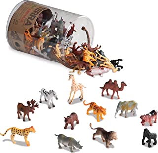 Terra by Battat – Wild Animals – Assorted Miniature Wild Animal Toys For Kids 3+ (60 Pc)