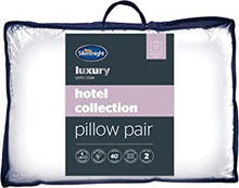 Silentnight Hotel Collection Pillow 2 Pack – Pair of Luxury Hotel Quality Pillows Hypoallergenic and Machine Washable – Pack of 2