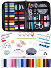 Professional Sewing Kit with a fine Quality Zipper Bag – 103 Pcs Needle and Thread Kit for Beginners and Adults with 21 Different Premium Sewing Supplies for DIY, Home, Travel & Emergency Mending