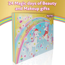 Style Girlz Advent Calendar For Girls 2023 - Includes Unicorn Makeup, Jewellery, Hair Accessories & Cosmetic Storage Bag - Girls Christmas Advent Calendars For Kids