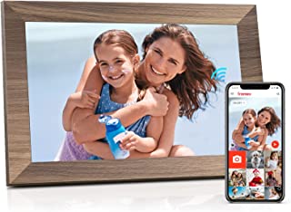 WiFi Digital Photo Frame 10.1 Inch, Canupdog IPS Touch Screen Electronic Digital Picture Frame with 16GB Storage, Photo/Video App Sharing, Wall Mountable, Motion Sensor, Auto-rotate