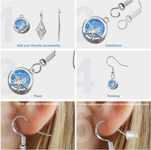 Earring Hooks with Plastic Box, 200 PCS/100 Pairs Hypoallergenic Jewelry Findings Parts with 200 PCS Clear Silicone Earring Backs Stoppers for DIY Jewelry Findings