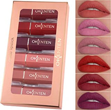 ONLYOILY Matte Lipstick Lasting Beauty Lips, Intense Pigments,Waterproof Long Lasting Lip Makeup Kit Gift Set (6 Colors) for Women, 02, 6 Count