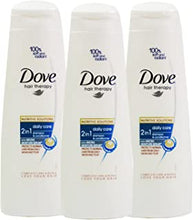 3X Dove Daily Care 2 in 1 Shampoo and Conditioner 250ml