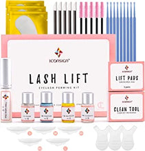 Lash Lift Kit for Perming, Curling and Lifting Eyelashes | 2022 Updated | Semi Permanent Salon Grade Supplies for Beauty Treatments | Includes Eye Shields, Pads and Accessories