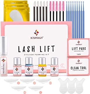 Lash Lift Kit for Perming, Curling and Lifting Eyelashes | 2022 Updated | Semi Permanent Salon Grade Supplies for Beauty Treatments | Includes Eye Shields, Pads and Accessories