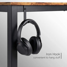 HOMIDEC Computer Desk, Office Work Desk for student and worker, Writing Desk with drawer and Headphone Hook, Laptop Table with shelves, Modern Style Desks for Bedroom, Home, Office(100x50x75cm)