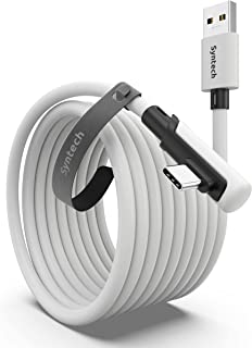 Syntech Link Cable 5m, Virtual Reality Headset Cable Compatible with Meta/Oculus Quest 2/Pico 4 Accessories and PC/Steam VR, Long USB 3.0 to USB C Cable, High-Speed PC Data Transfer link cable