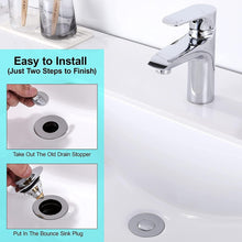 Megory Sink Plug Replacement Universal pop up Sink Plugs,Stainless Steel Drain Universal Sink Plugs, pop up Sink Plugs for Kitchen and Bathroom,Bath,Basin(A)