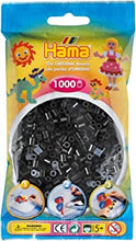 Hama 207-18 Beads - Black (1000 Midi Beads)