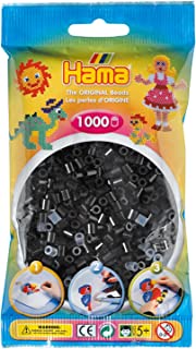 Hama 207-18 Beads - Black (1000 Midi Beads)