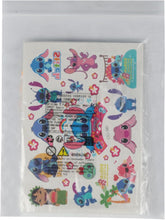 Temporary Tattoos for Kids, 8 Sheets Cartoon Stitch Temporary Tattoo Stickers, Fake Tattoos Temporary Waterproof for Kids Men Women Party Bags Fillers Favors