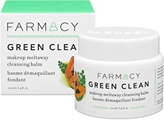 Farmacy Green Clean Natural Makeup Remover, Meltaway Cleansing Balm Cosmetic, (100 ml)