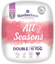 Slumberdown All Seasons 15 Tog (4.5 Tog + 10.5 Tog) Double Bed 3 in 1 Combination All Seasons Double Bed Duvet