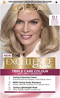 L'Oreal Excellence Permanent Hair Colour 9.1 Light Ash Blonde