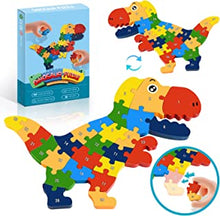 Diyfrety Toys for 2 3 4 Year Old Boys Girls, Dinosaur Wooden Puzzles Montessori Toys for 1-4 Year Olds Gifts for 2-4 Year Olds Boys Girls Toddler Puzzles1-3 Year Educational Toys 1-4 Year Olds