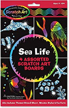 Melissa & Doug Scratch Art Sheets - Sea Life| Arts & Crafts | Scratch Art | 4+ | Gift for Boy or Girl