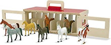 Melissa & Doug Show-Horse Stable | Pretend Play | Play Set | 3+ | Gift for Boy or Girl