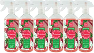 Fabulosa Multi-Purpose Anti-Bacterial Disinfectant Trigger Spray with Long Lasting Fragrance, 500ml, 6 Pack, Wild Rhubarb