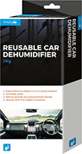 Simply DEH001 Reusable Car Dehumidifier - Quick Drying suitable for Microwaving, Strong Absorption 40% of Weight in moisture, Eco-Friendly Granules, Unlimited Cycles , Grey