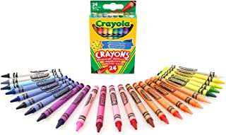 CRAYOLA Wax Colouring Crayons - Assorted Colours (Pack of 24) | A Must-Have for All Kids Arts & Crafts Sets | Ideal for Kids Aged 3+