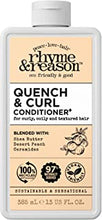 Rhyme & Reason - Quench & Curl Conditioner+, Vegan & Eco Friendly, Moisturising for Curly, Coily & Textured Hair (385ml)