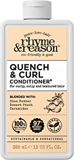 Rhyme & Reason - Quench & Curl Conditioner+, Vegan & Eco Friendly, Moisturising for Curly, Coily & Textured Hair (385ml)