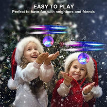 Flying Ball Toys Globe Shape Magic Controller Mini Drone with Colorful Lights Spinner