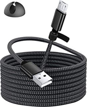 Micro USB Cable 5M, Long Android Charger Cable, Micro Charging Cable Nylon Braided Compatible With Samsung S7/ S6/ S5, ps4 controller charger cable, Kindle Fire, Sony, HTC