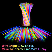 SULOLI Glow Sticks,50PCS Glow Sticks Party Packs Neon Glowsticks for kids Glow Bracelets for Dark Party Supplies