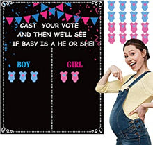 Funnlot Gender Reveal Boy or Girl Voting Game Gender Reveal Party Games 54pcs Gender Reveal Voting Game Stickers Boy or Girl Gender Reveal Guess Game Gender Reveal Party Supplies