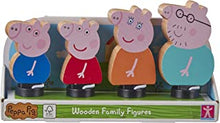 Peppa Pig Wooden Family Figures, imaginative play, preschool toys, fsc certified sustainable toys, gift for 2-5 years old