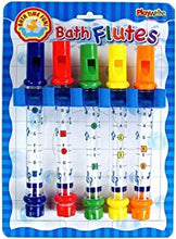 Playwrite Bath Flutes - Children's Bath Toys, Pack of 5 in Mixed Colours