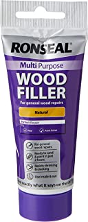 Ronseal RSLMPWFN100G 100g Multi-Purpose Natural Wood Filler Tube